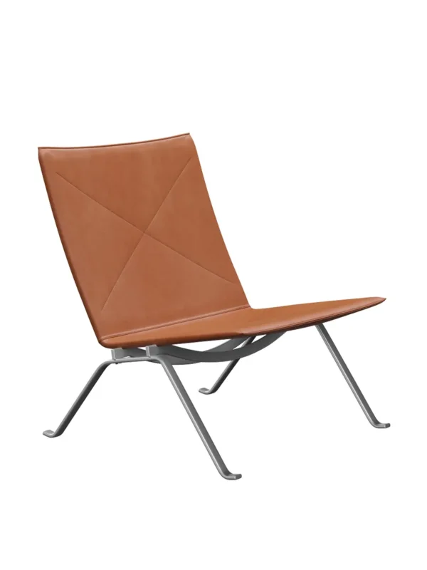 PK22 Lounge, Aura Leder von Poul Kjærholm