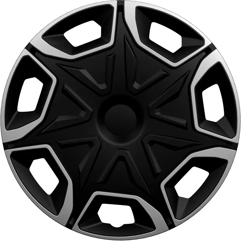 AutoStyle, Radkappensatz, Blade design, 16-Zoll, Silber/Schwarz, 4 Stk.
