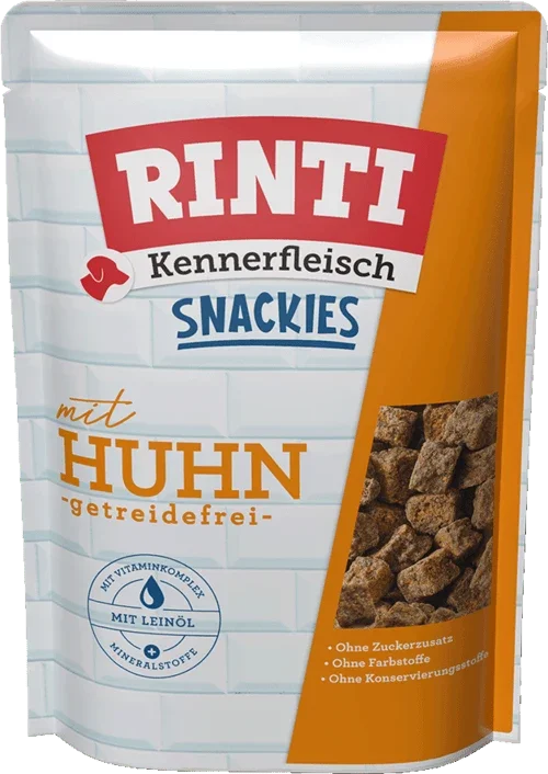 RINTI Kennerfleisch Snackies Adult Huhn, Snacks