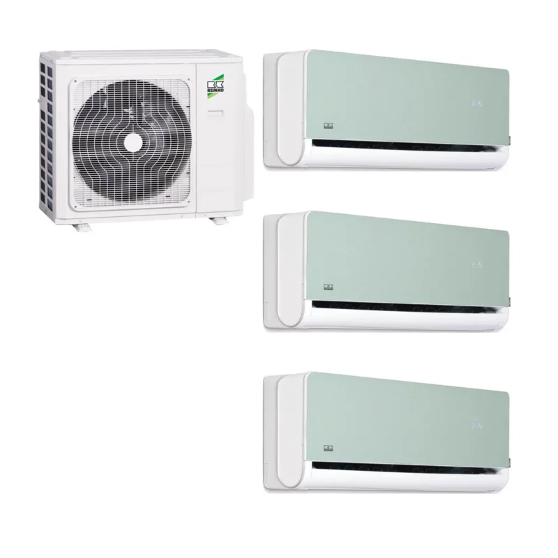 Remko - ATY Deko – Multisplit-Klimaanlage (3 × Wandgerät + Außeneinheit)