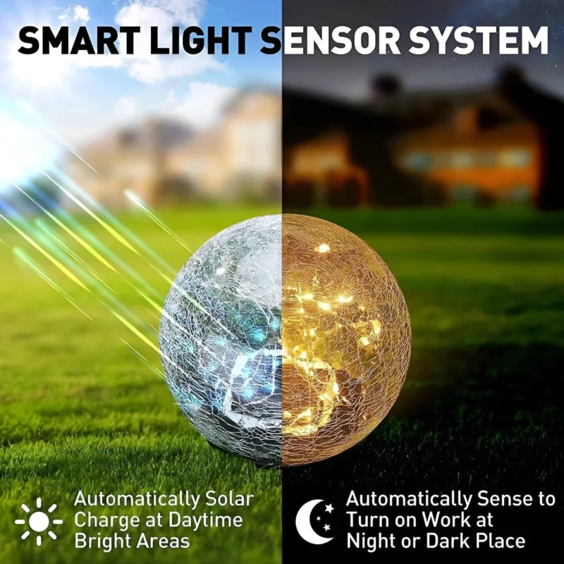GardenGlimmer Licht - Outdoor wasserdicht Solar-LED Gartenlicht | Brehn