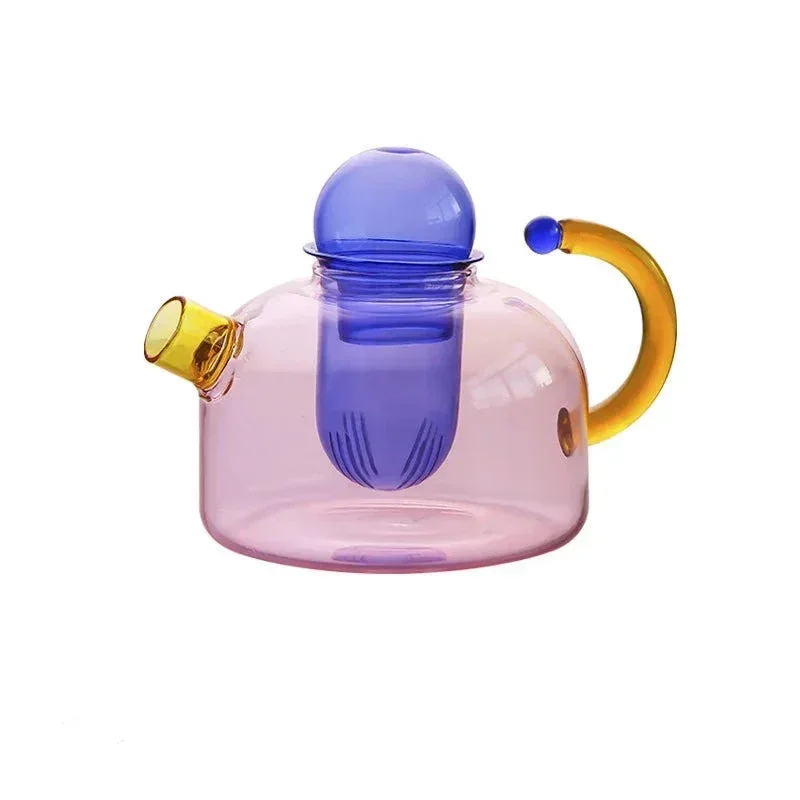 Brehn | Kontrastierende Farbe Glas Teeset