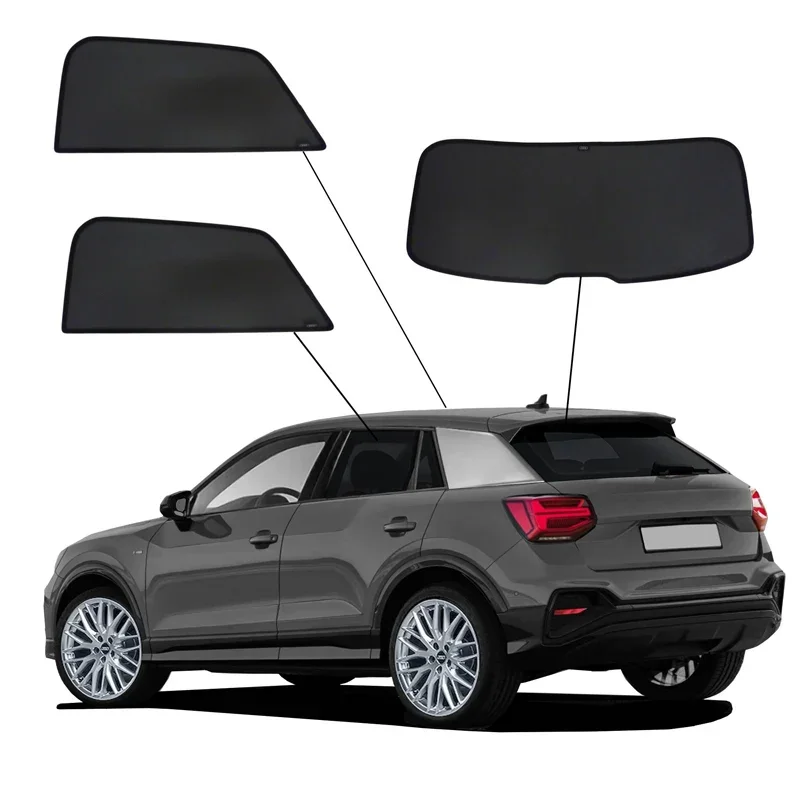 SunClip, Sonnenschutz und Sichtschutz, passt für Audi Q2 (GA) (2016-)
