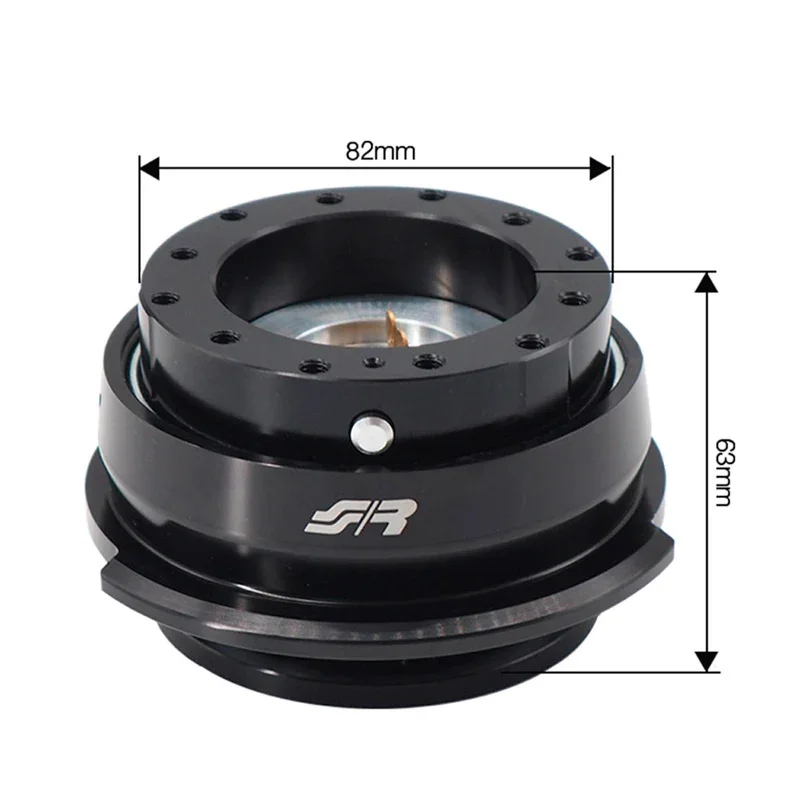 Simoni Racing, Quick Release für Lenkradnabe, 63 mm, Durchmesser 82 mm, Optimal für Racing