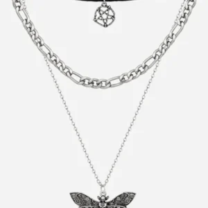 Mortmoth Gelagert Halsband Halskette