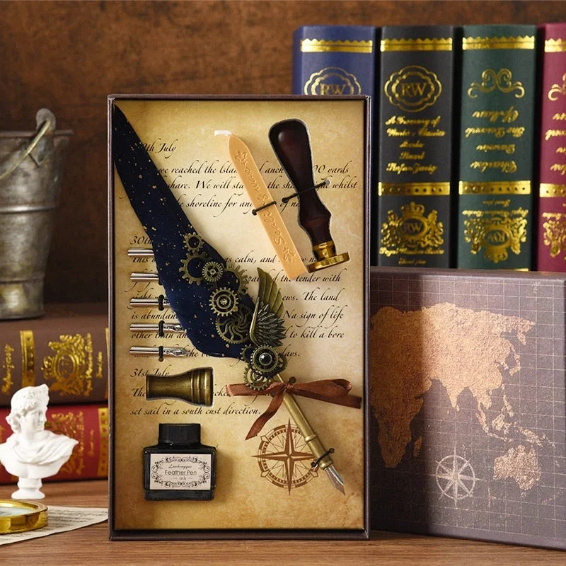 Brehn | Phoenix Feather Mechanik Kalligrafie Stift Set