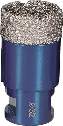 TECWERK Diamant-Fliesenbohrer PRO M14 Länge 60,5 mm 1-teilig Segmentanzahl 1 M14 Ø 32 mm Länge 60.5 mm geeignet für Fliesen / Feinsteinzeug / Mosaik / Granit / Naturstein