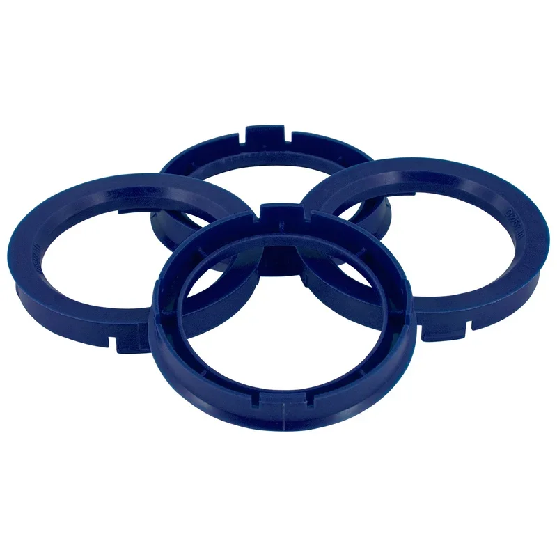 TPI, Satz Radnaben-Zentrierringe - 60.1->56.6mm - Reflex Blau, Nylon