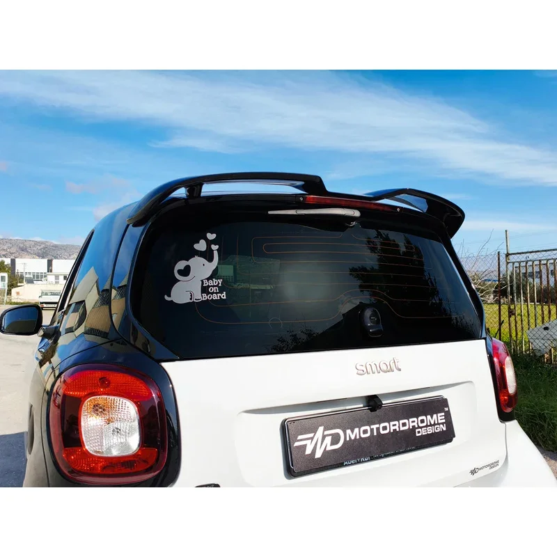 Motordrome, Dachspoiler, Polyurethan (UP), passt für Smart Fortwo (453) (2014-2024)