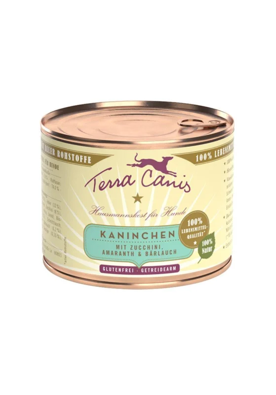 Terra Canis Kaninchen Classic mit Zucchini, Amaranth und Bärlauch zoo-de