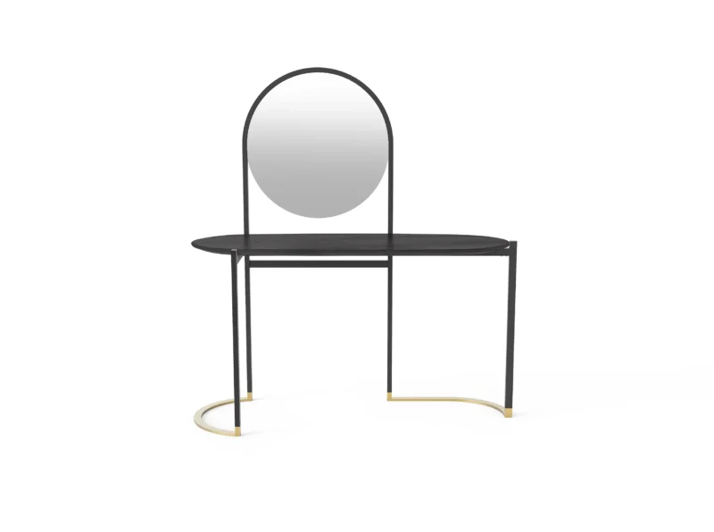 Blink Vanity Onyx Eg Black Sand/Gold von Stellar Works