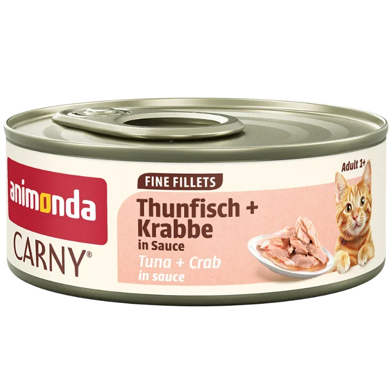 Animonda Cat Carny Fine Fillets Adult Thunfisch & Krabbe in Sauce 60 g