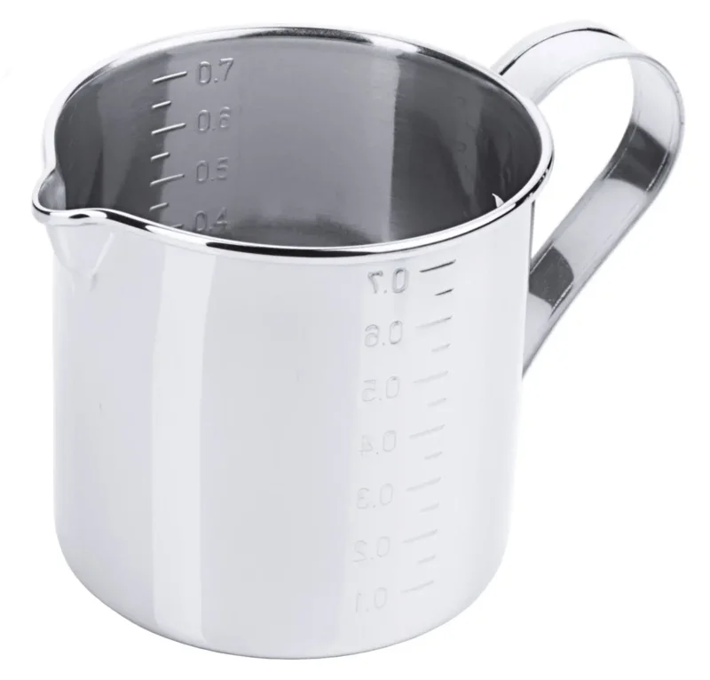 Edelstahl Messbecher zylindrisch 0,7 l - CPGASTRO