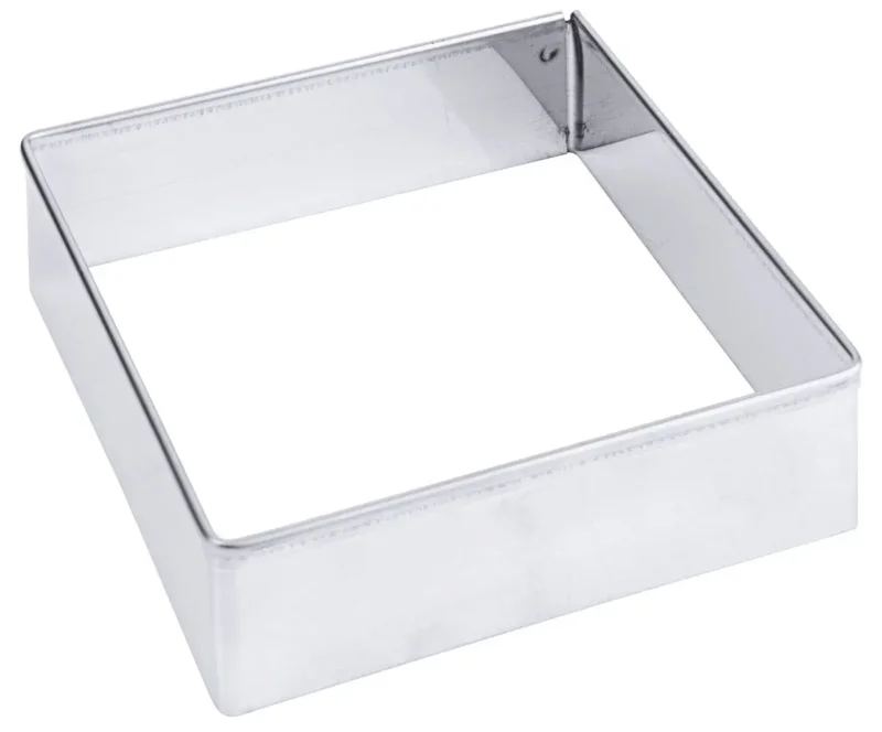 Ausstechform Edeltstahl Ausstecher quadratisch glatt - CPGASTRO