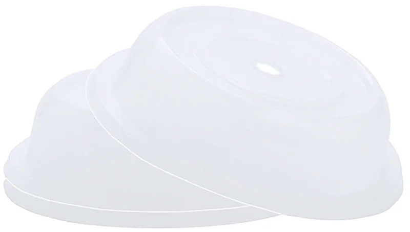 Tellerglocke, transparent-weiß 21 cm
