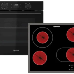 Bauknecht BAKOPYRORAD Set Pyrolyse Backofen BBA385PU0K + Glaskeramikkochfeld CTAR7642IN