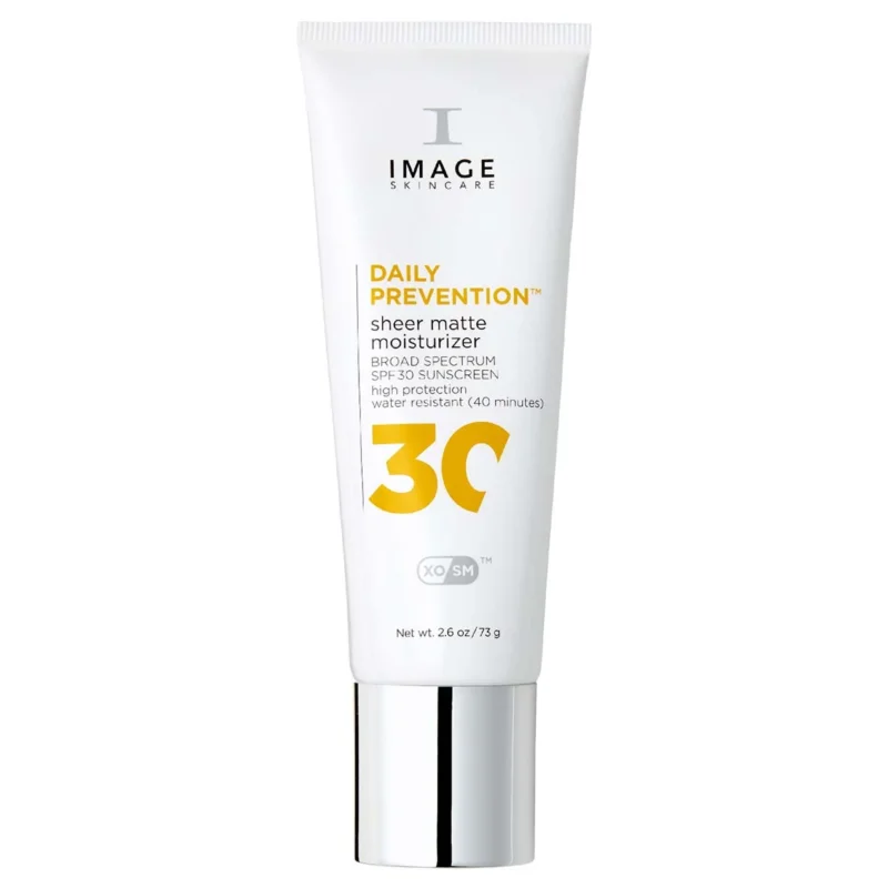 IMAGE SKINCARE DAILY PREVENTION sheer matte moisturizer SPF 30 – getönter Sonnenschutz, 73g, Tube