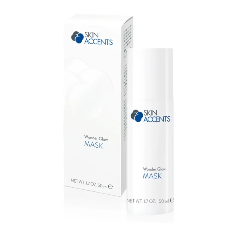 INSPIRA:COSMETICS Skin Accents Wonder Glow Mask – Intensive Leave-on-Maske, 50ml, Pumpspender und Umkarton