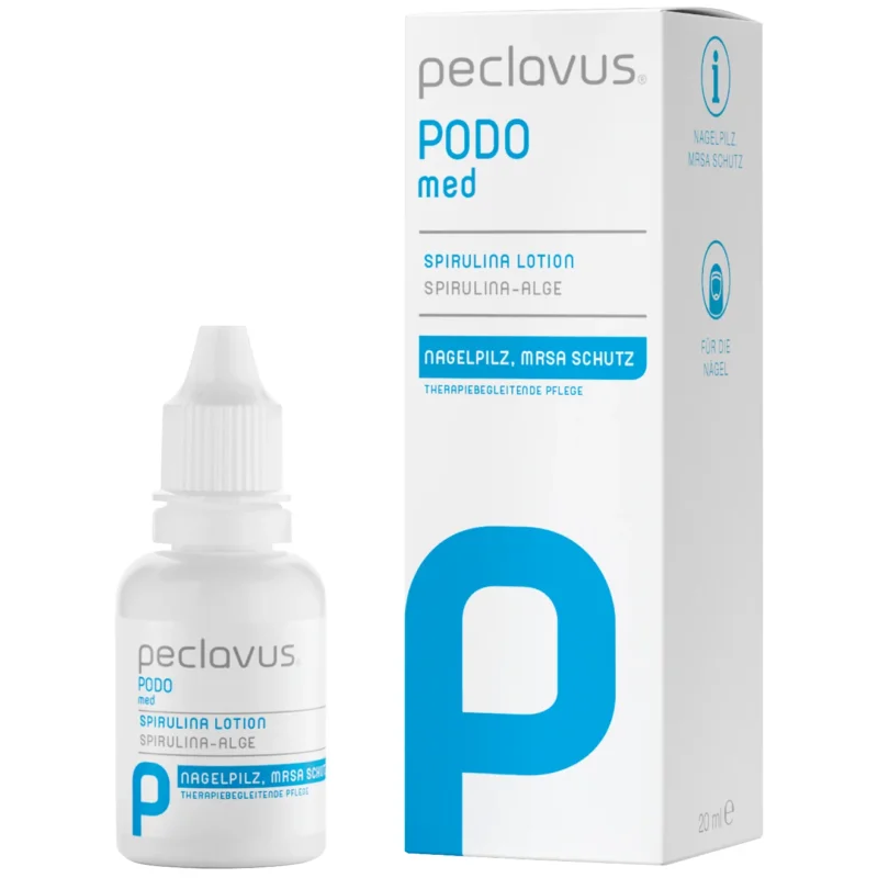 PECLAVUS PODOmed Spirulina Lotion, 20ml, Flasche und Umkarton