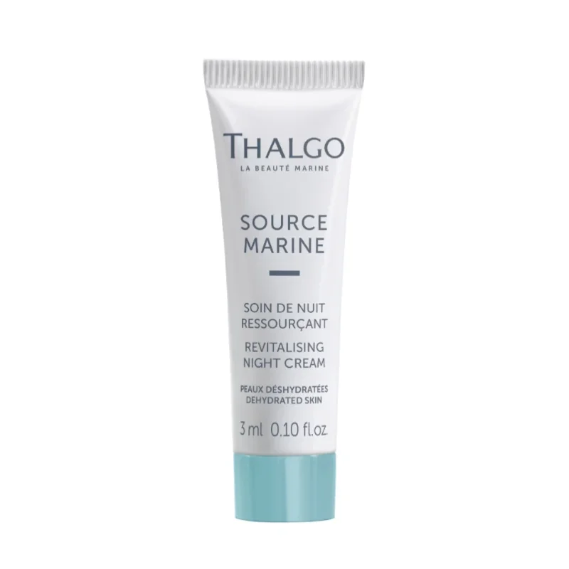THALGO Source Marine - Soin de Nuit Ressourcant - Revitalisierende Nachtcreme – Probe, 3ml, Tube