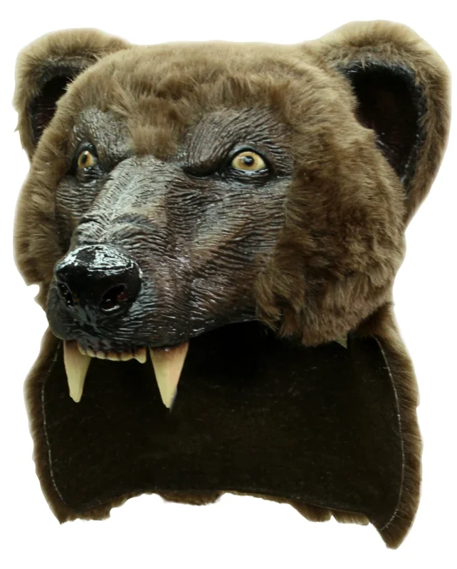 Kriegermütze mit Braunbär-Schädel