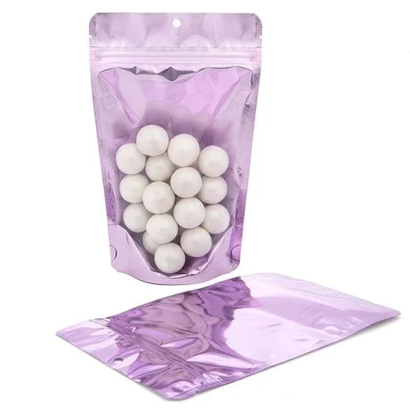 Stand Up Pouches Transparent/Lavender 13x7.9x20.6cm | 113 grams