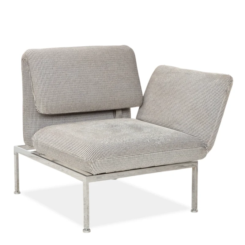 Brühl roro Stoff Sessel Creme Grau Beige manuelle Funktion