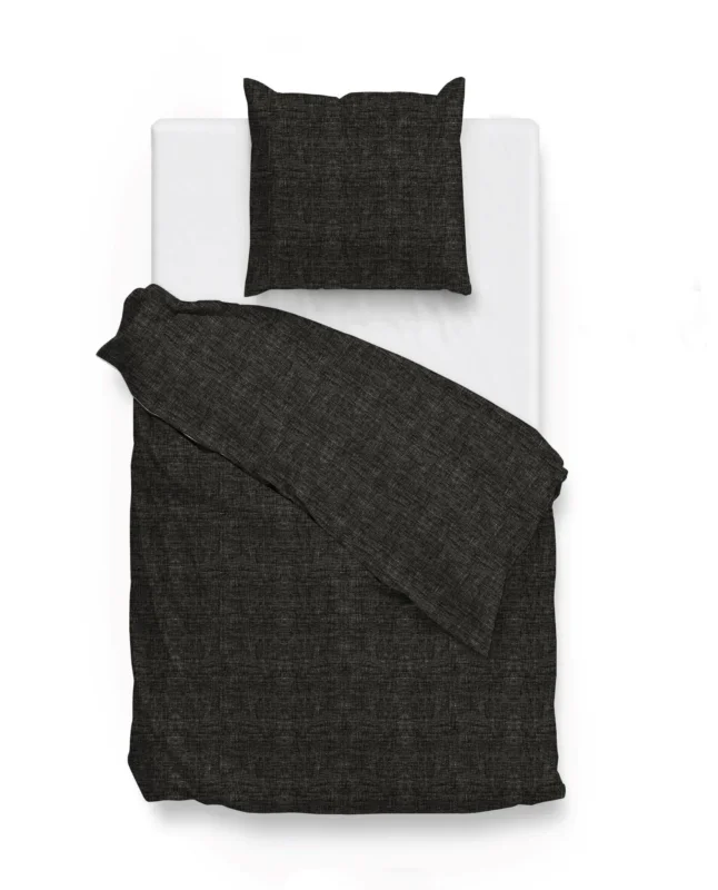 Zo!Home Bettwäsche Lino Renforcé Midnight Black