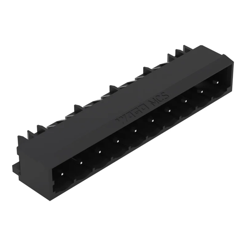 WAGO GmbH & Co. KG - Leiterplattensteckverbinder THR - Stiftleiste Lötstift 231 - 44#4017332745970 1,0x1,0,abgew.,sw − 100 Stück