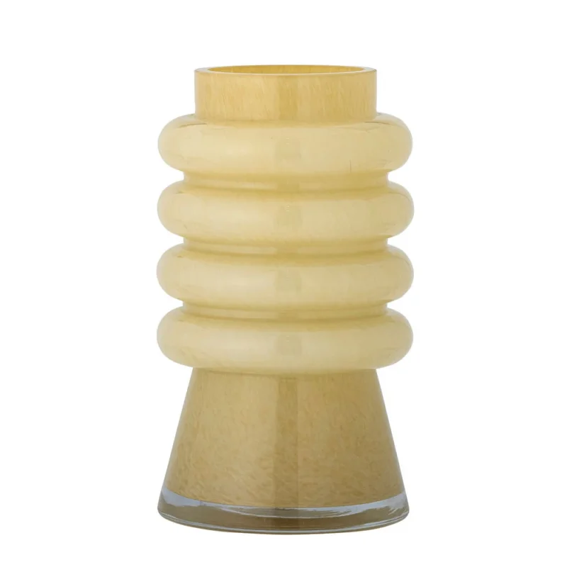 Blooming ville Sahara Vase, Gelb, Glas