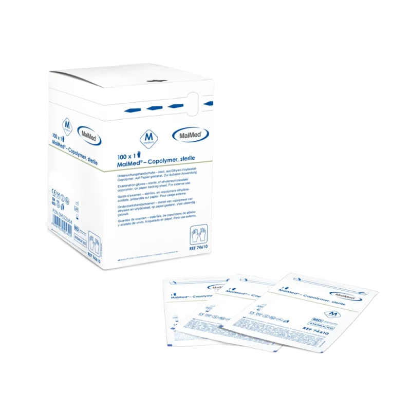 MaiMed-Copolymer-steril Sterile Einmalhandschuhe, latex- und puderfrei