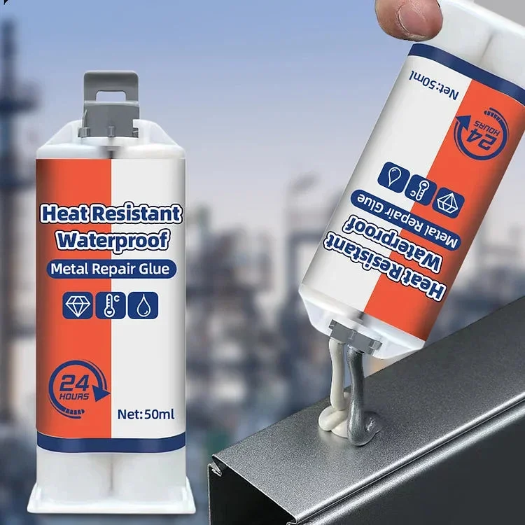 Hitzebeständiger, wasserfester Metallreparaturkleber