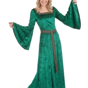 Mittelalter-Kostüm für Damen grün