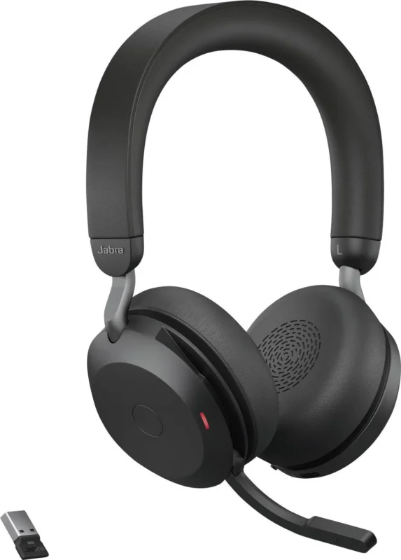 B-Ware Jabra Evolve2 75 Telefon On Ear Headset Bluetooth Kabelgebunden Stereo Schwarz