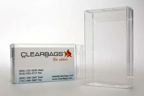 Plastic Gift Boxes 5.7x2.5x9.3cm Crystal Clear