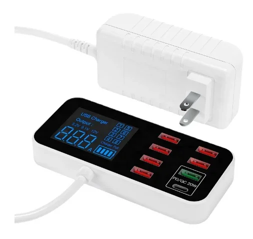 Brehn | Eindhoven Multi-USB-Ladegerät | Schnellladegerät für Netzadapter