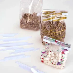 Tin Ties Sticky for 10cm wide Bags (1.000 pieces)