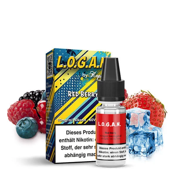 L.O.G.A.N. - by Kapka's Flava - Red Berry - Nikotinsalz Liquid 10ml