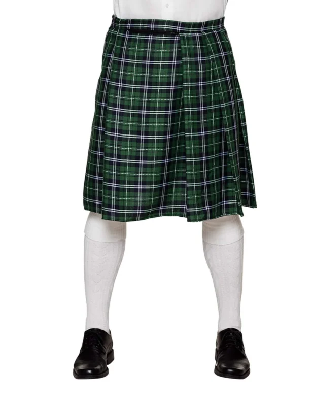 Kilt écossais pour homme vert