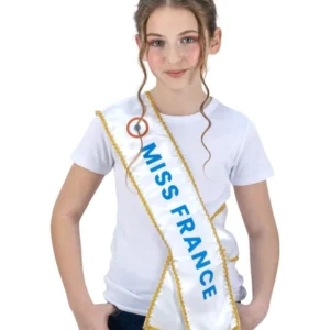 Miss France™ Set Schärpe und Diadem