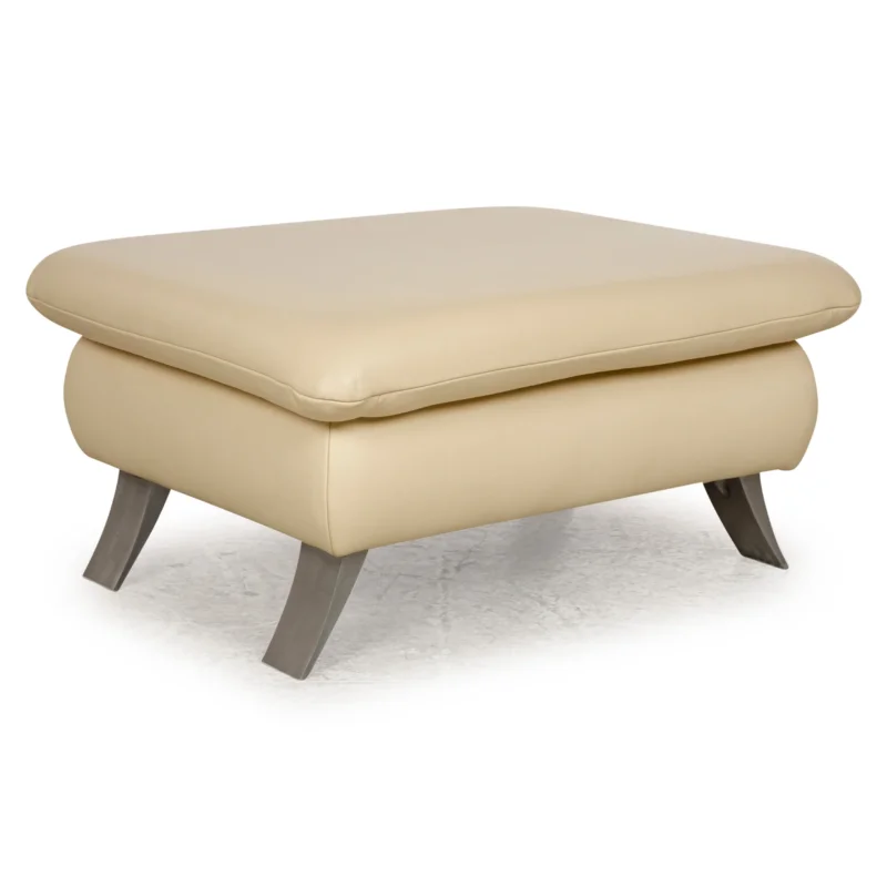 Koinor Rossini Leder Hocker Creme