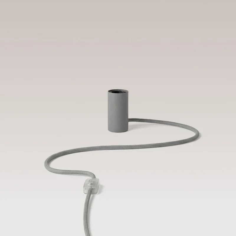 Lampada magnetica plug-in con attacco E27 - Grigio
