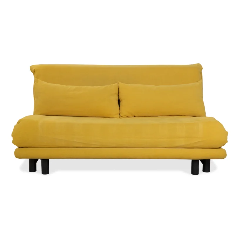 ligne roset Multy Stoff Dreisitzer Gelb Senfgelb Sofa Couch