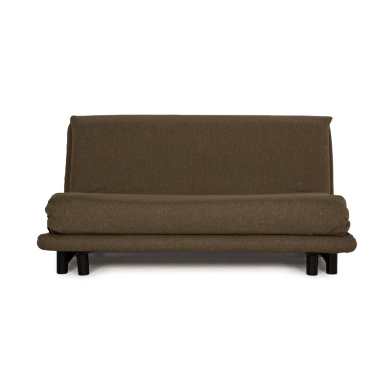ligne roset Multy Stoff Sofa Grün Dreisitzer Couch Funktion Schlaffunktion Neubezug