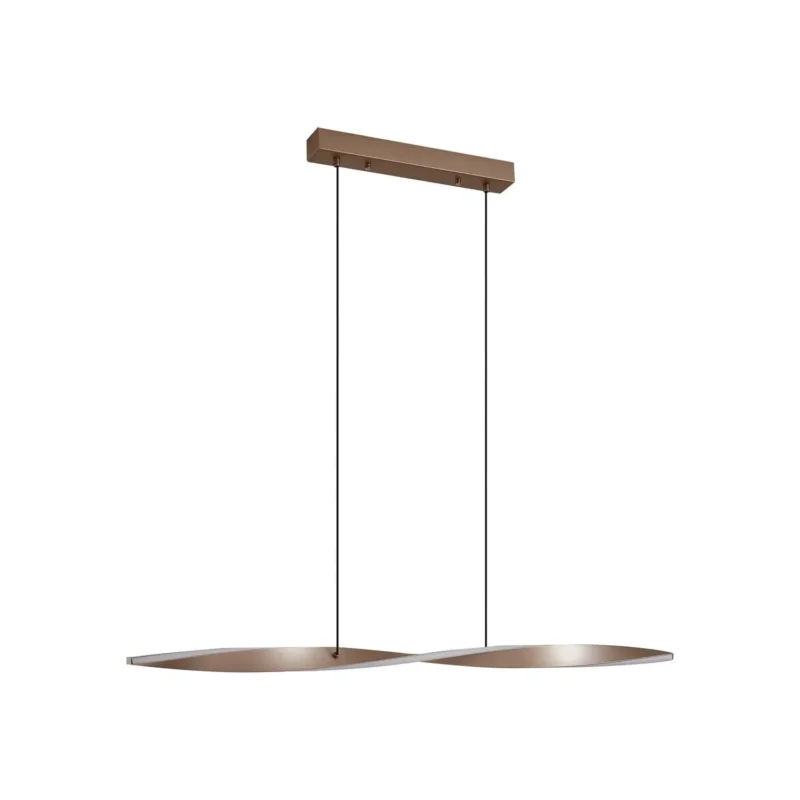 B-Ware Lindby Led Hängeleuchte Pendelleuchte Jaren Deckenlampe 100cm Schwarz Braun Cct - 4255830903540