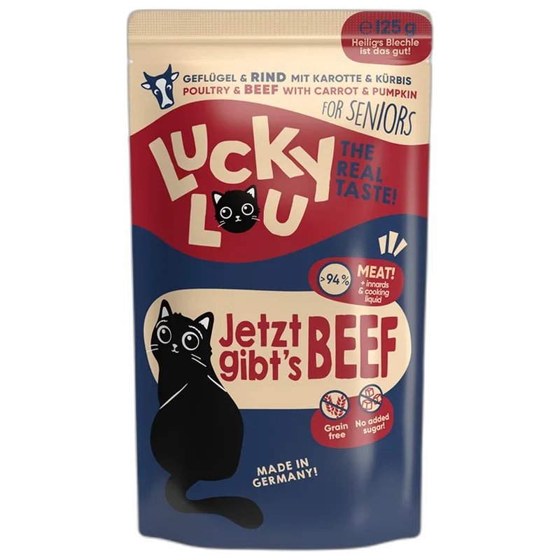 Lucky Lou PB Lifestage Senior Geflügel + Rind 125 g