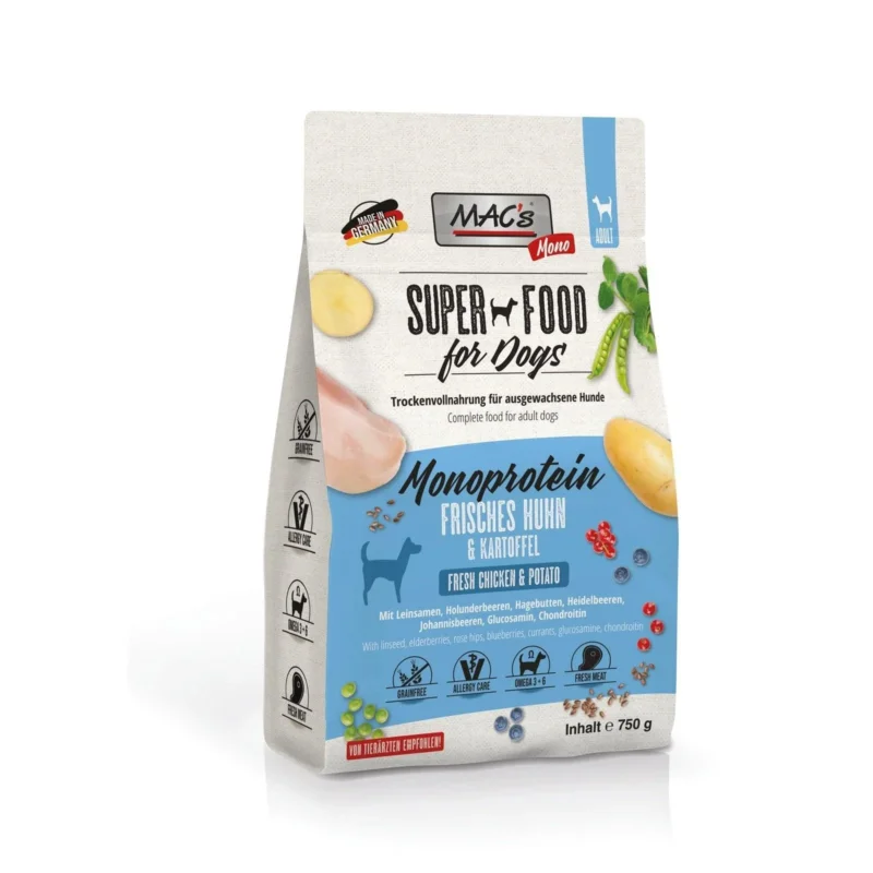 MAC's Dog Mono Huhn Trockenfutter zoo-de