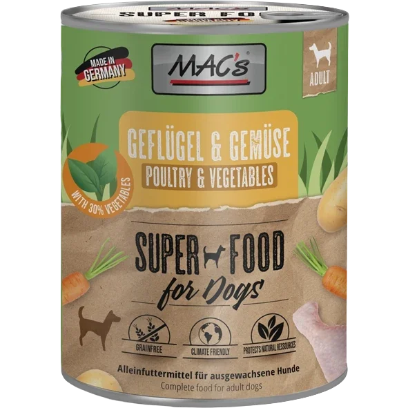 MAC's Dog Geflügel & Gemüse 800 g