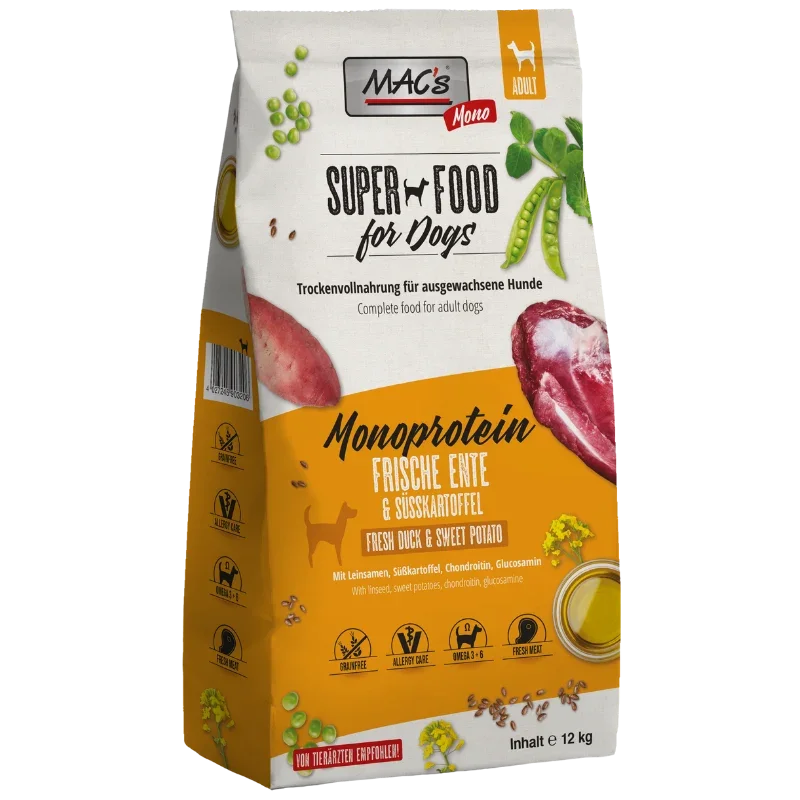 MAC's Dog Monoprotein Ente & Süßkartoffeln