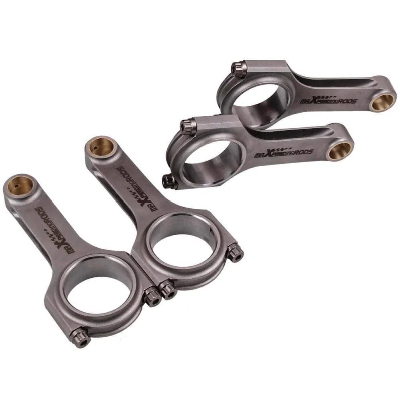 Kompatibel Für Ford Pleuel 4x geschmiedete H-Träger Pleuel + ARP Schrauben kompatibel für Ford Ecoboost Motor 2.3L